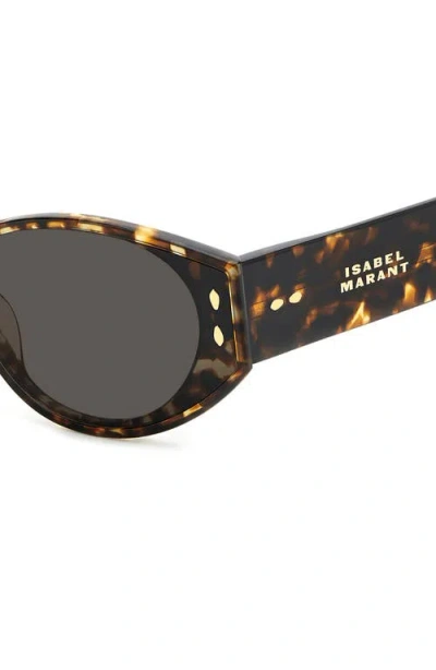 Isabel Marant 64mm Oversize Oval Sunglasses