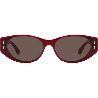 Isabel Marant 64mm Oversize Oval Sunglasses