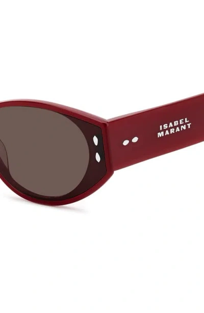 Isabel Marant 64mm Oversize Oval Sunglasses