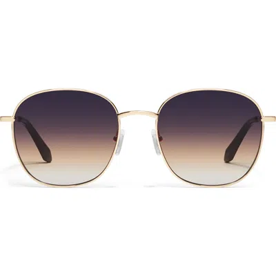 Quay Jezabell 56mm Round Sunglasses