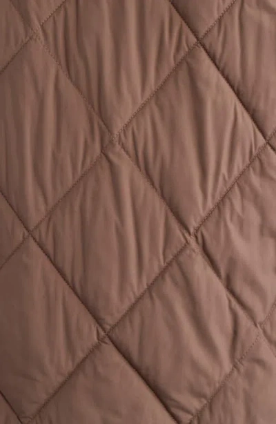 Bernardo Hooded Quilted Liner Jacket In Neutral