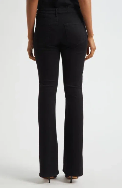 L'agence Sneeki Low-rise Sneaker Straight Jeans In Black