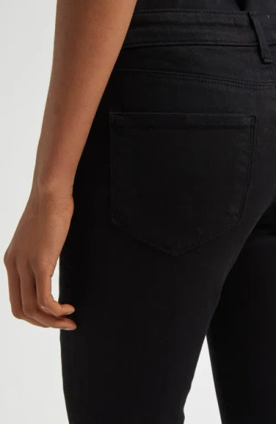 L'agence Sneeki Low-rise Sneaker Straight Jeans In Black