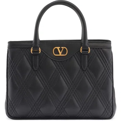 Valentino Garavani Quiltie 67 Leather Satchel