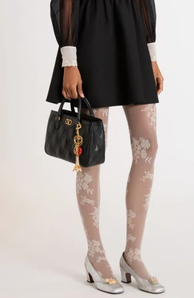 Valentino Garavani Quiltie 67 Leather Satchel