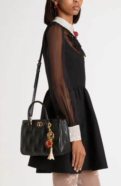 Valentino Garavani Quiltie 67 Leather Satchel