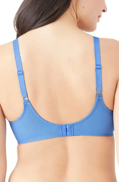 Wacoal Visual Effects Underwire Minimizer Bra In Blue