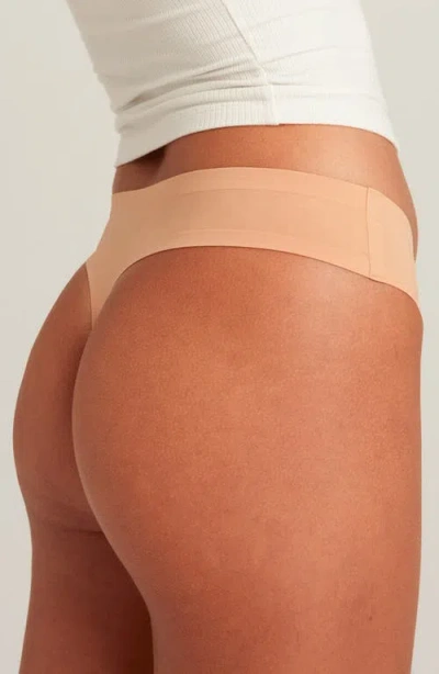 Saalt Seamless Thong In Neutral