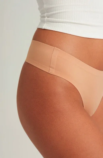 Saalt Seamless Thong In Neutral