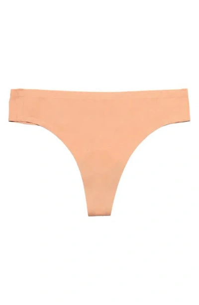 Saalt Seamless Thong In Neutral