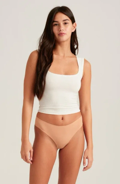 Saalt Seamless Thong In Neutral