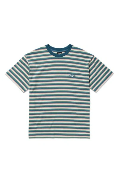 Billabong Baxter Stripe T-shirt In Multi