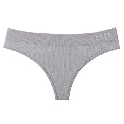 Ldma Low Hide Ribbed Thong In Pink