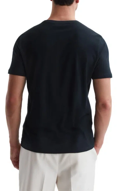 Reiss Melrose Crewneck Tee In Blue