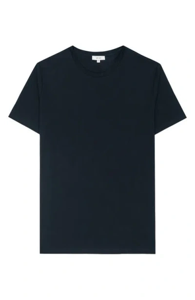 Reiss Melrose Crewneck Tee In Blue