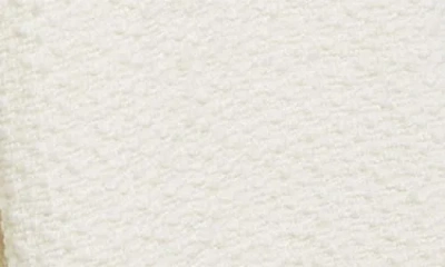 Reiss Womens Mia Double-breasted Cropped Stretch Cotton-blend Blazer White In Neutral