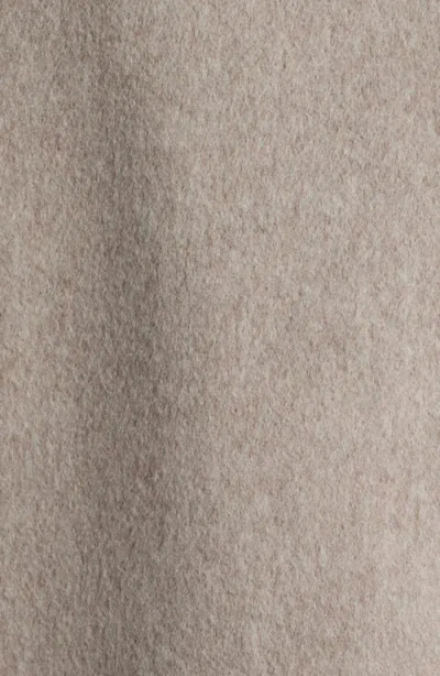 Fleurette Zoey Stand Collar Wool Car Coat In Neutral