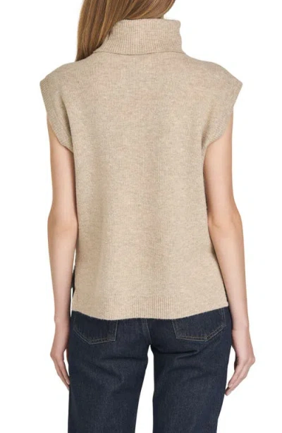 Wayf Emery Turtleneck Sweater Vest In Brown