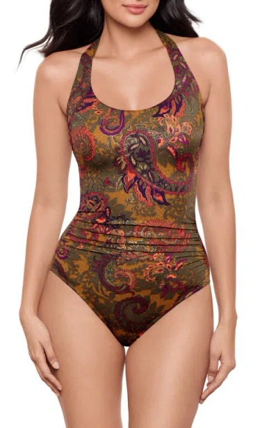 Miraclesuit Perissa Utopia Halter One Piece Swimsuit