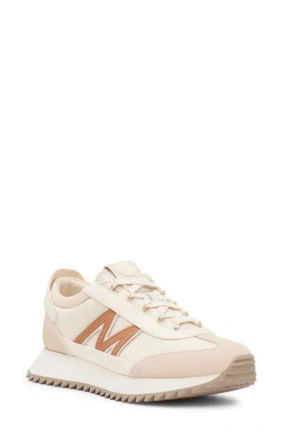Moncler Pacey2 Suede And Nubuck Low-top Sneakers In Neutral