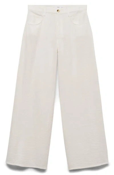 Mango Women's Straight-fit Cotton Pants In White