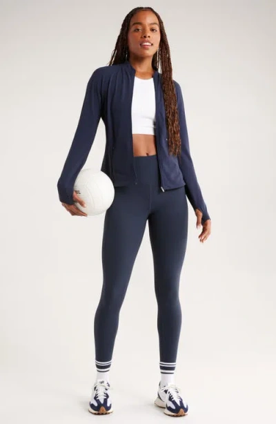 Zella Studio Luxe Active Jacket In Blue