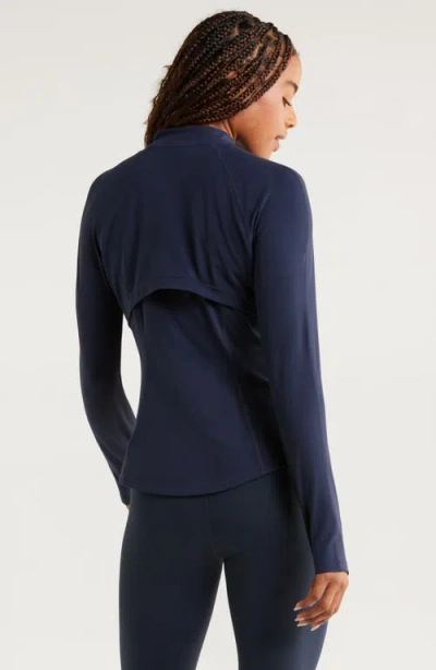 Zella Studio Luxe Active Jacket In Blue