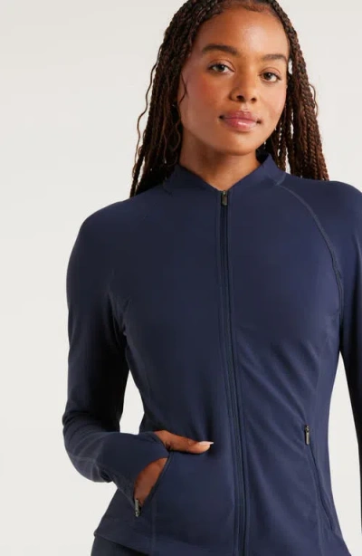 Zella Studio Luxe Active Jacket In Blue