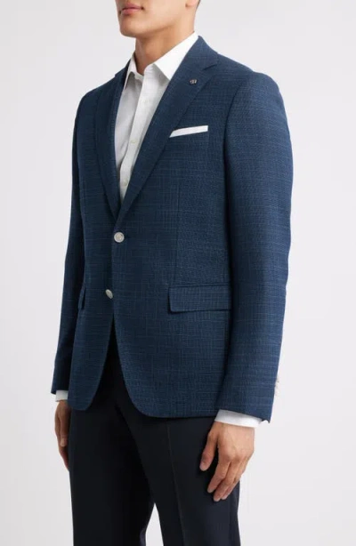 Hugo Boss Boss Hutson Plaid Sport Coat In Blue