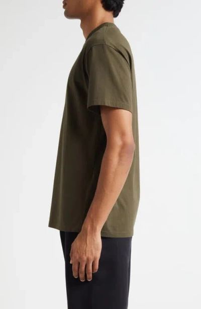 Givenchy Regular Fit Crew Neck Short Sleeve T-shirt In Green