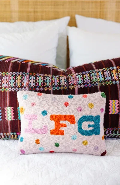 Furbish Lfg Hook Pillow In Multi