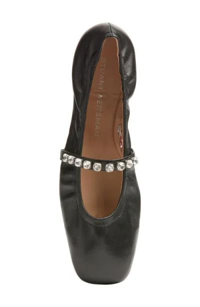 Stuart Weitzman Goldie Ballet Flat In Black