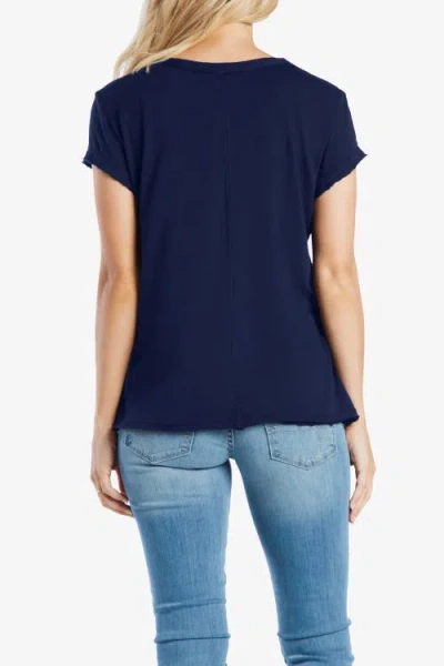 Helen Jon Classic Tee In Blue