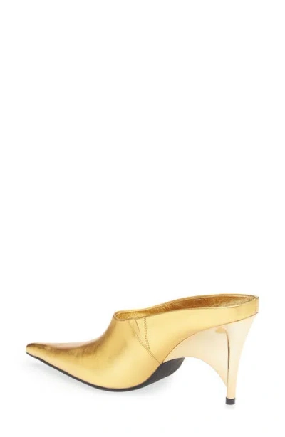 Jeffrey Campbell Vader Pointed Toe Mule In Animal Print