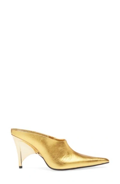 Jeffrey Campbell Vader Pointed Toe Mule In Animal Print