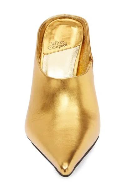 Jeffrey Campbell Vader Pointed Toe Mule In Animal Print