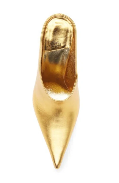 Jeffrey Campbell Vader Pointed Toe Mule In Animal Print