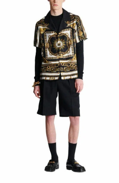 Balmain Shirt With Logo In Multi