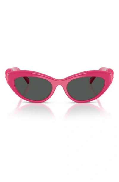 Versace 49mm Small Cat Eye Sunglasses In Pink
