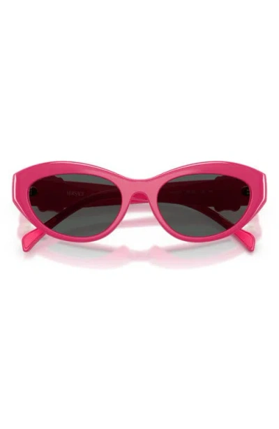 Versace 49mm Small Cat Eye Sunglasses In Pink