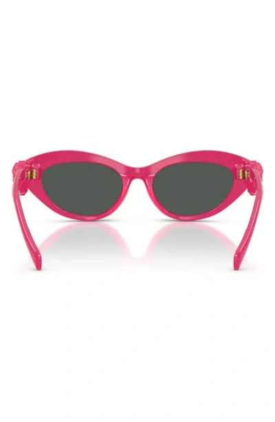 Versace 49mm Small Cat Eye Sunglasses In Pink
