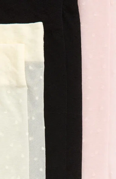 Nordstrom 3-pack Sheer Dot Ankle Socks
