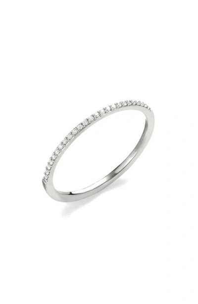 Lana 14k Gold Thin Diamond Stacking Ring