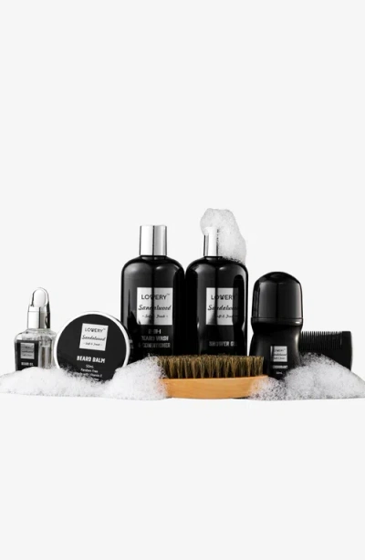 Lovery Deluxe Sandalwood Self Care Grooming Beard Kit