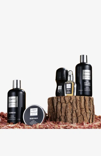 Lovery Deluxe Sandalwood Self Care Grooming Beard Kit