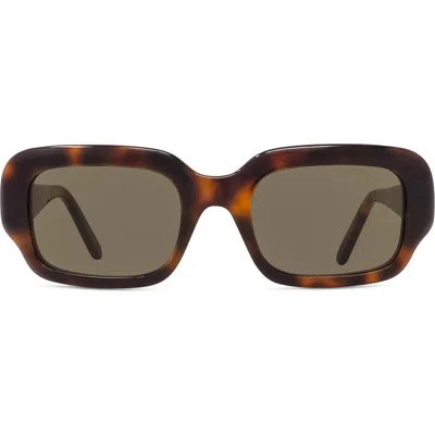 Loewe 51mm Rectangular Sunglasses In Brown