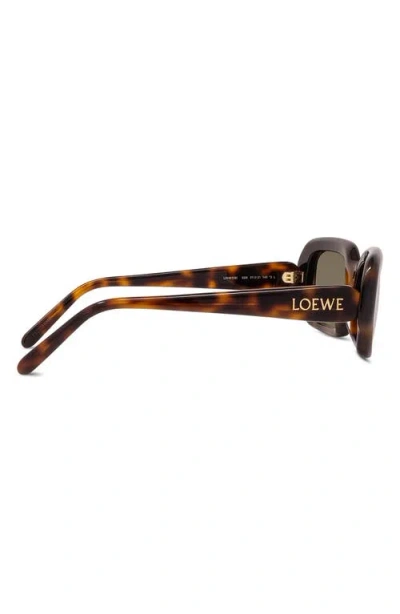 Loewe 51mm Rectangular Sunglasses In Brown