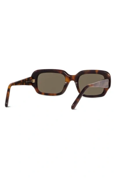 Loewe 51mm Rectangular Sunglasses In Brown