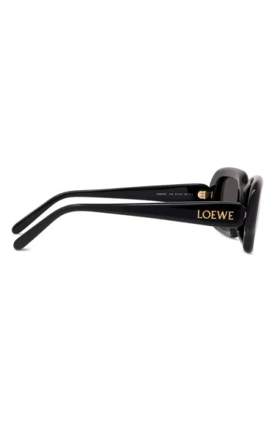 Loewe 51mm Rectangular Sunglasses In Black