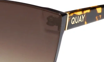 Quay Come Thru 144mm Gradient Cat Eye Sunglasses